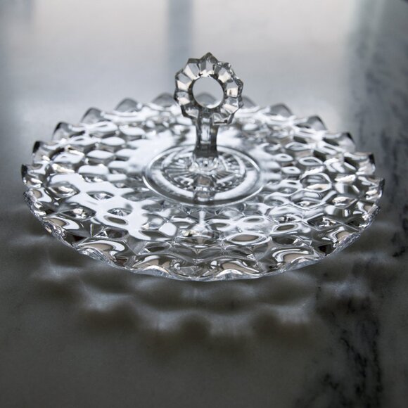 Fostoria Handled Lunch Tray #1 - Picture 2 of 3